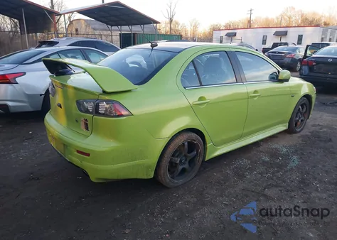 2013 Mitsubishi Lancer Ralliart из США, поврежденный, VIN JA32V6FV4DU018045